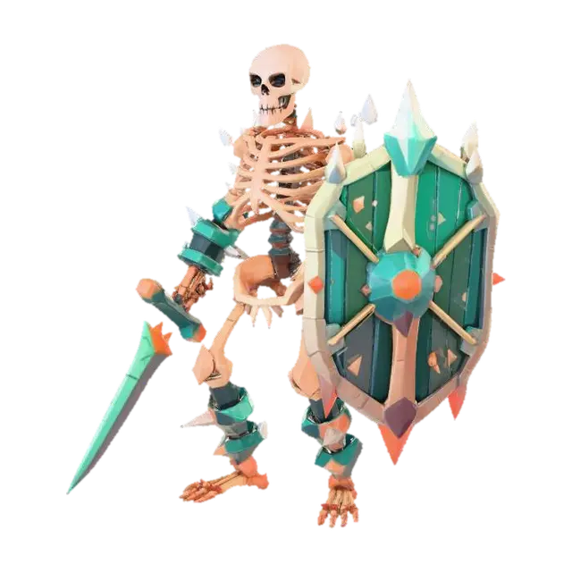 3D model for Skeleton Guardian