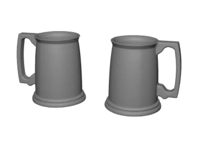 3D model for Twin Tankards