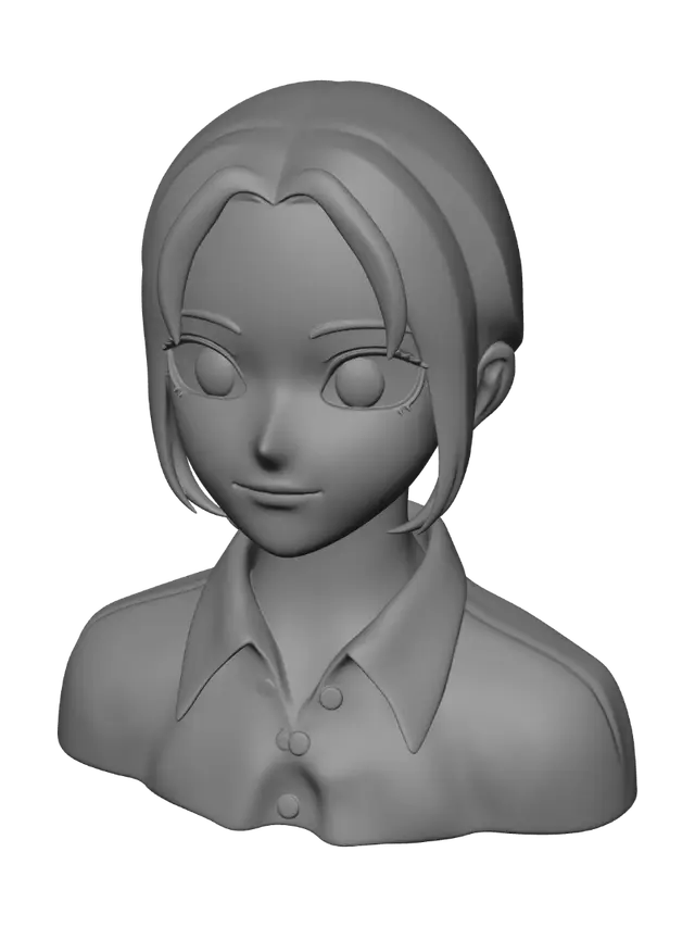 3D model for Midnight Ponytail