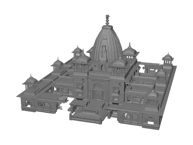 3D model for Shikhara Temple Complex