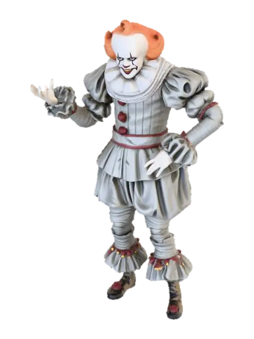 Toy Clown Figure - It 3D model, vytvořený pomocí AI