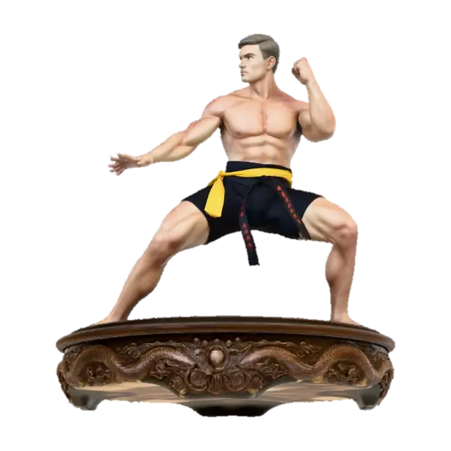 Blodsport - 90s 3D model, vytvořený pomocí AI