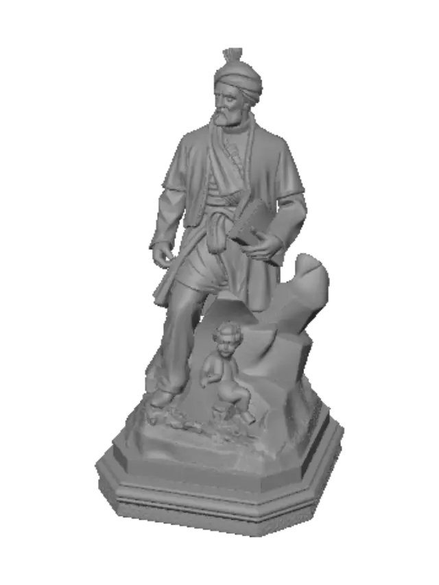 3D model for The Scholar and the Child