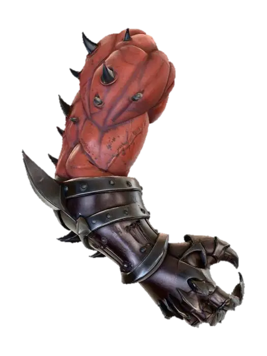 3D model for Infernal Warlord arm and gauntlets, #Halloween2025#