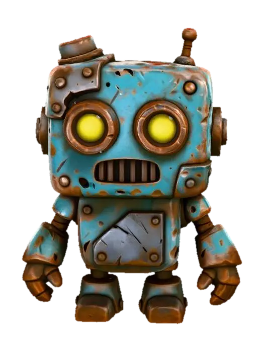 3D model for Rusty Bot.