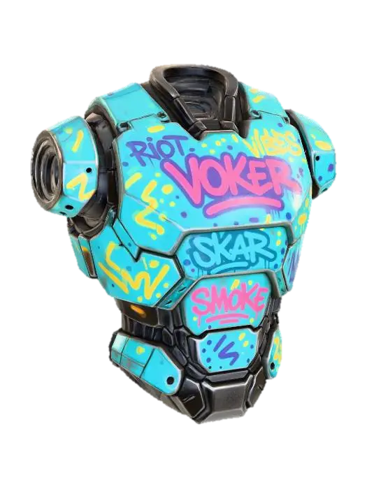 3D model for Graffiti Armor