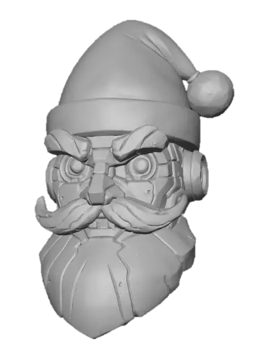 3D model for Graffiti Santa Bot, #Christmas2025#