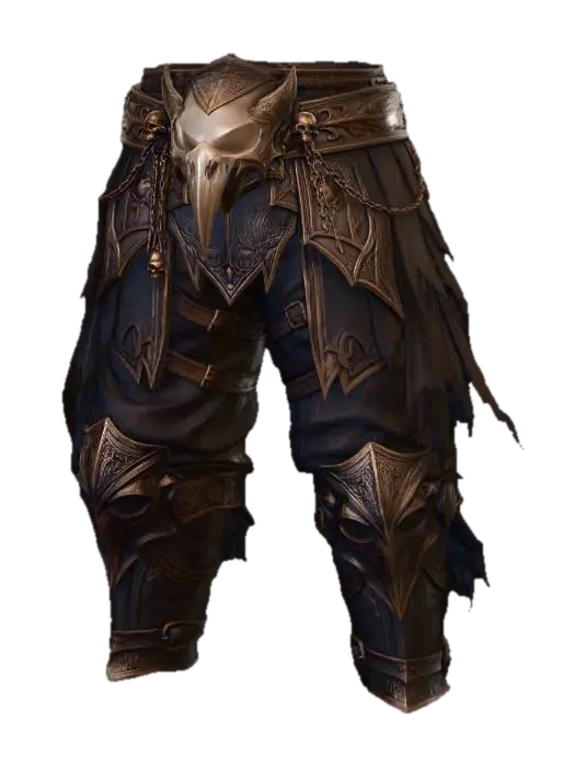Skullcrest Warplate - Armorset 3D model, vytvořený pomocí AI