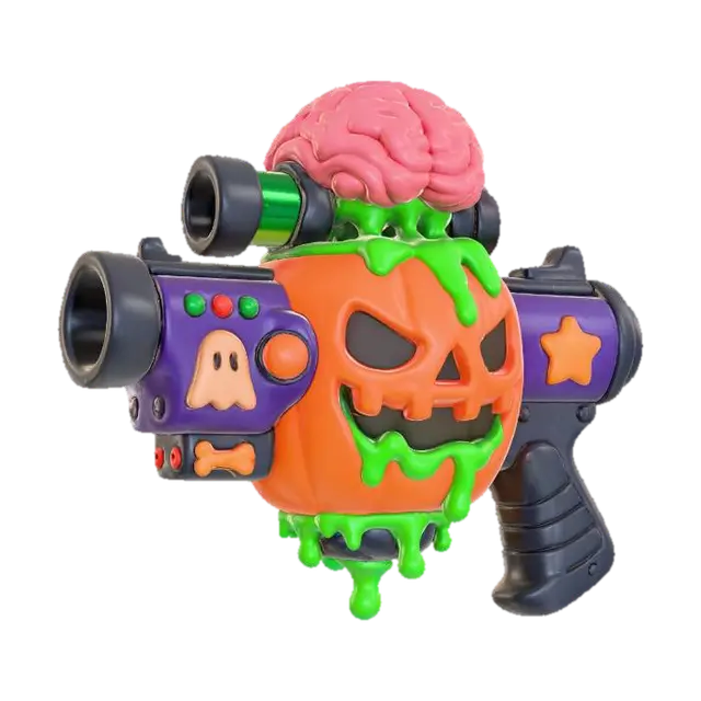 3D model for Pumpkin Blaster, #Halloween2025#