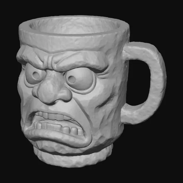 3D model for Grumpy Mug