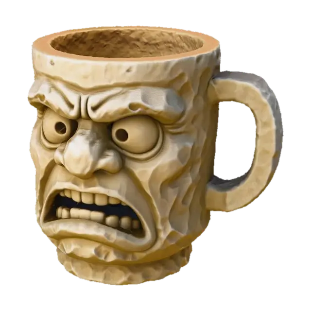 3D model for Grumpy Mug