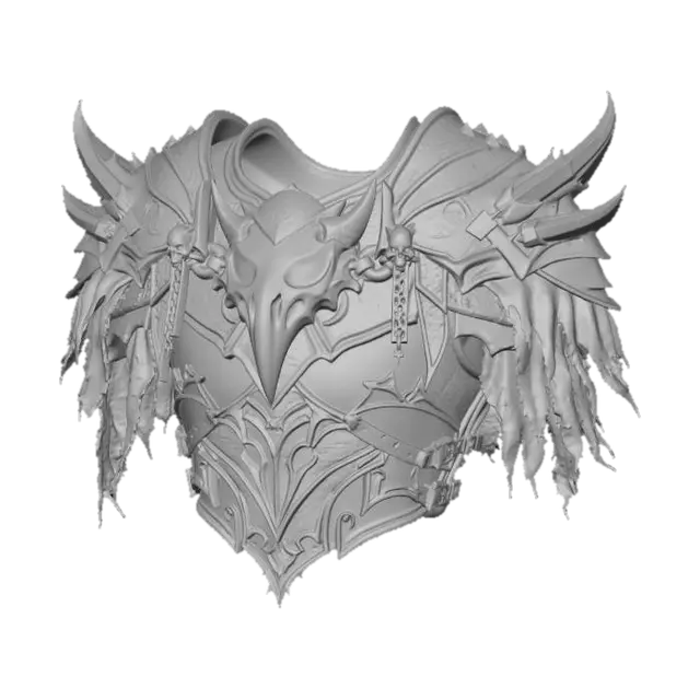 3D model for Skullcarved Warplate