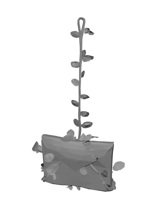 3D model for Vinebound Letter