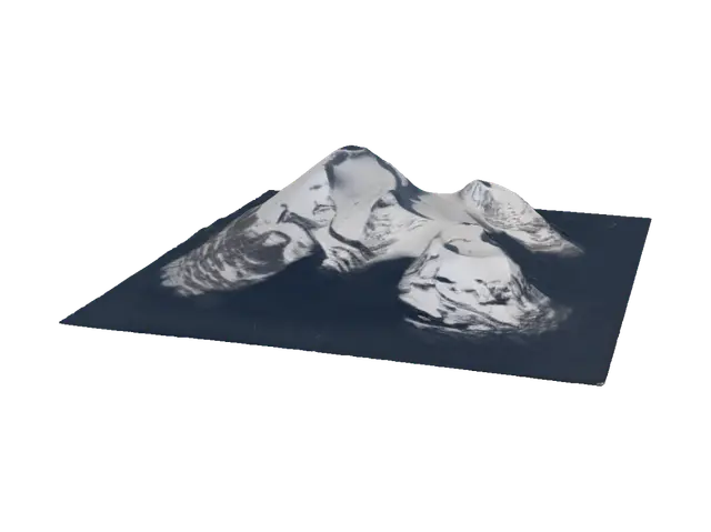 3D model for Road to the Snow-Capped Peak