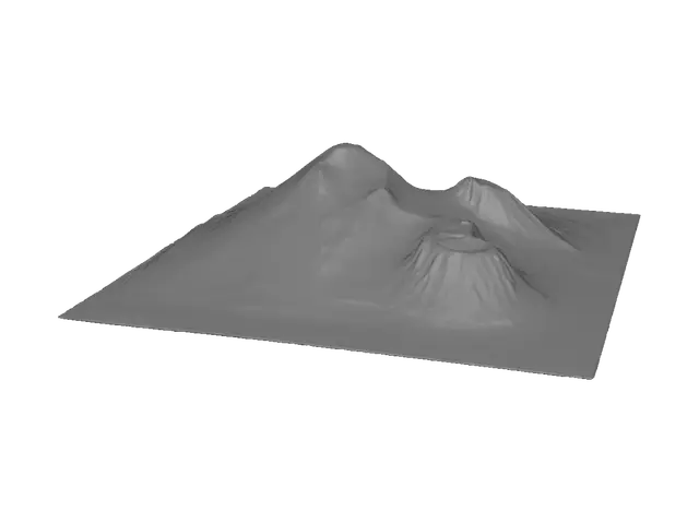 3D model for Road to the Snow-Capped Peak