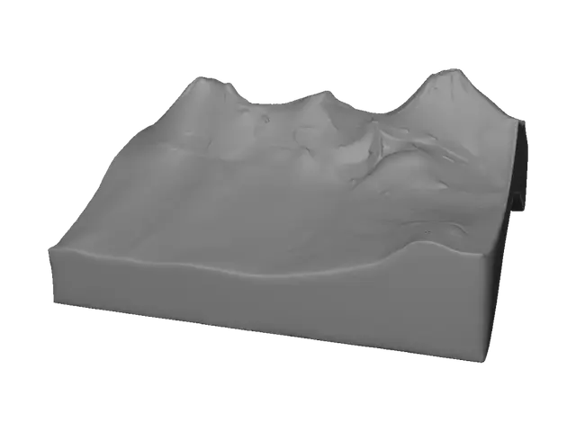 3D model for Road to the Snow-Capped Peak