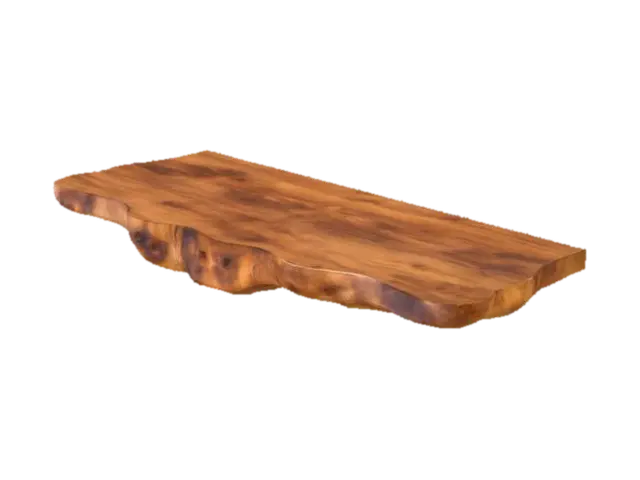 3D model for Rustic Wooden Shelf