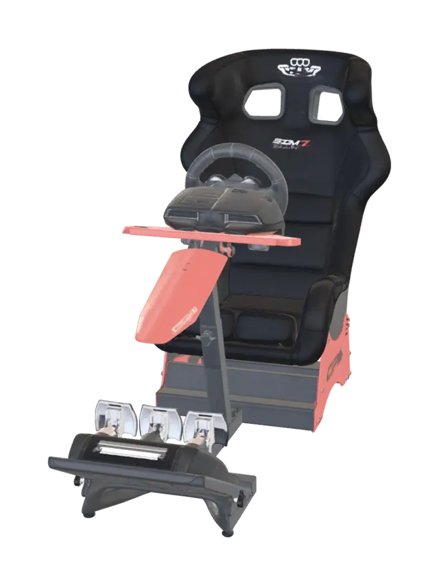 simulador - Pedals 3D model, vytvořený pomocí AI