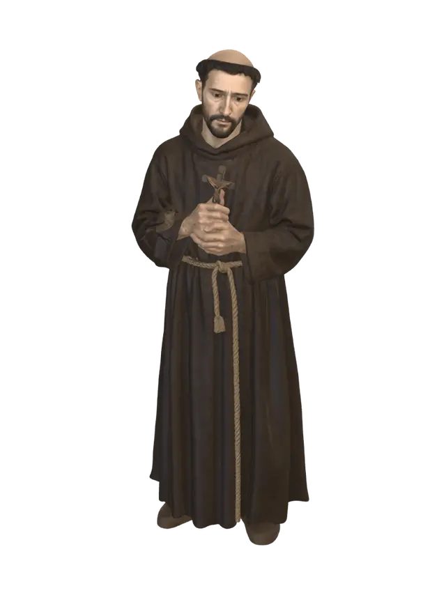 3D model for Saint Francis and the Dove