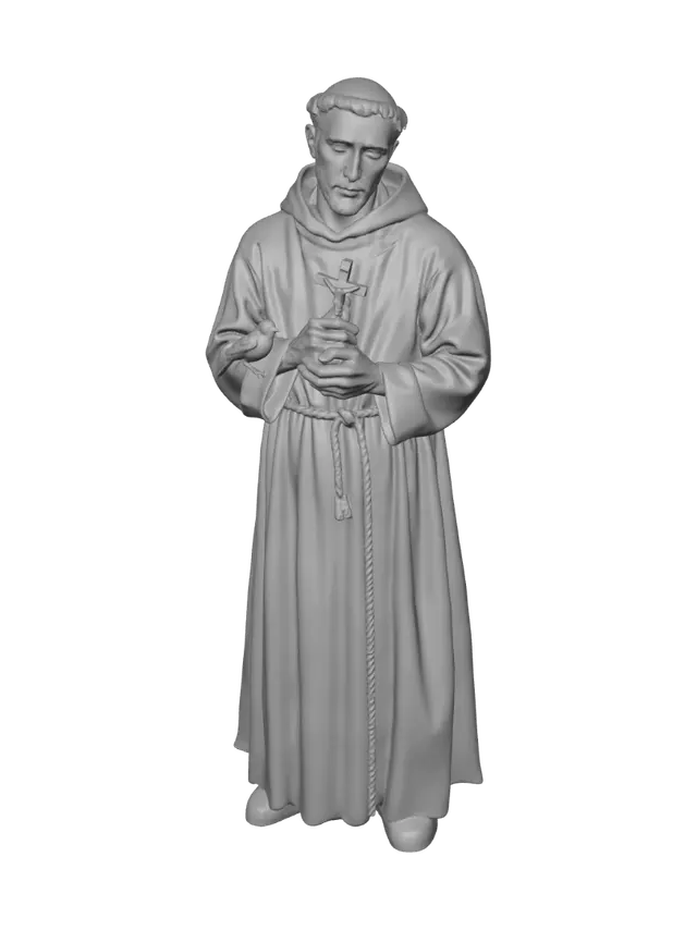 3D model for Saint Francis and the Dove