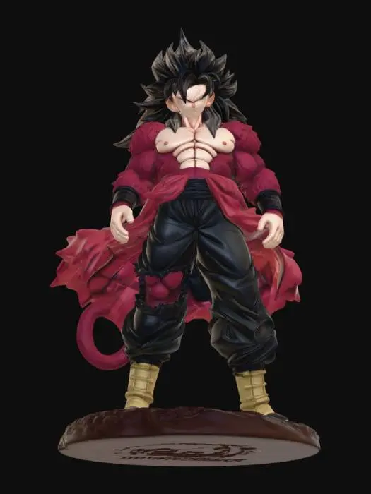 3D model for Crimson Fury Saiyan
