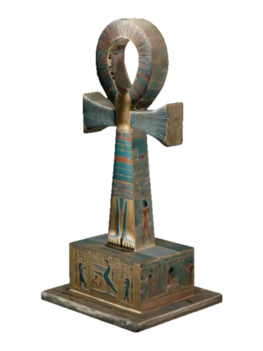 Egyptian artifact - Cultural 3D model, vytvořený pomocí AI