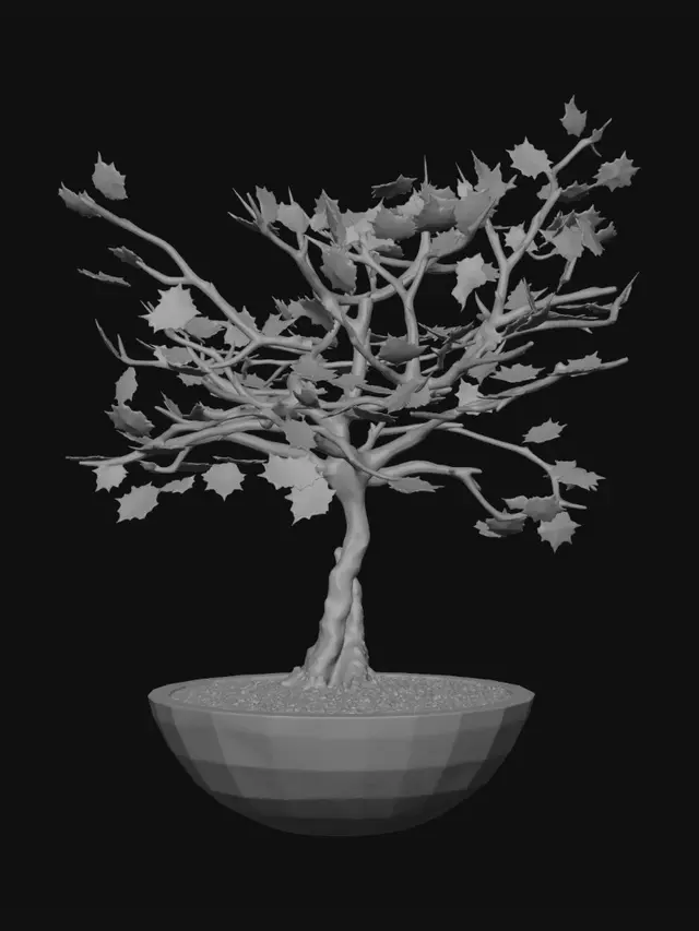 3D model for Midnight Bonsai