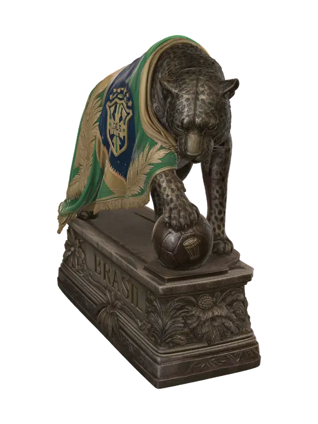 3D model for Brazilian Jaguar Statue