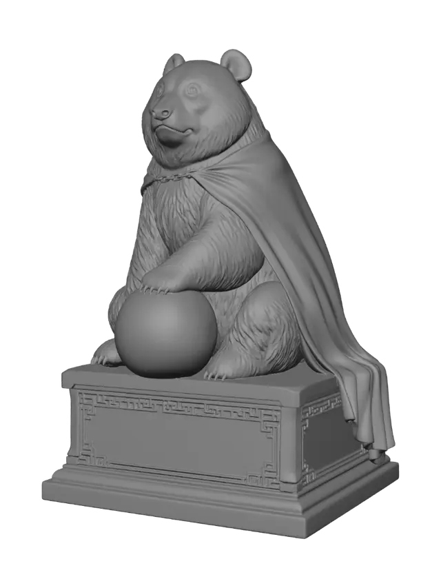 3D model for Panda Guardian of China