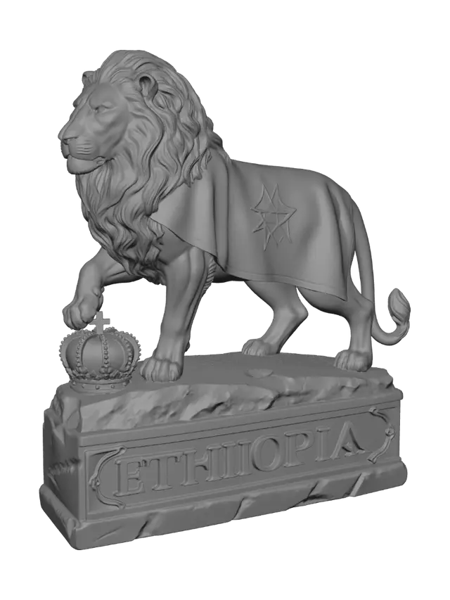 3D model for Lion of Ethiopia