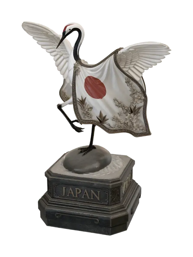 3D model for Crane of Japan