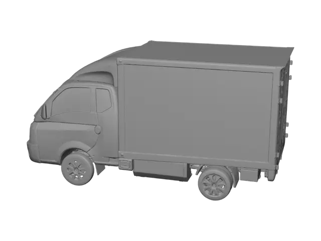 3D model for White Box Truck