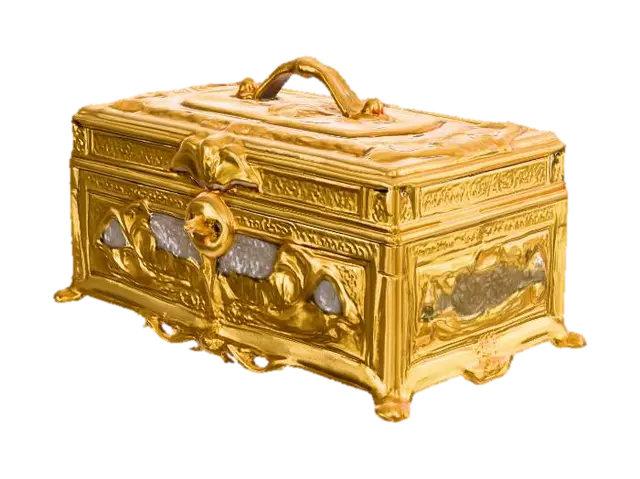 3D model for gold jewelry box