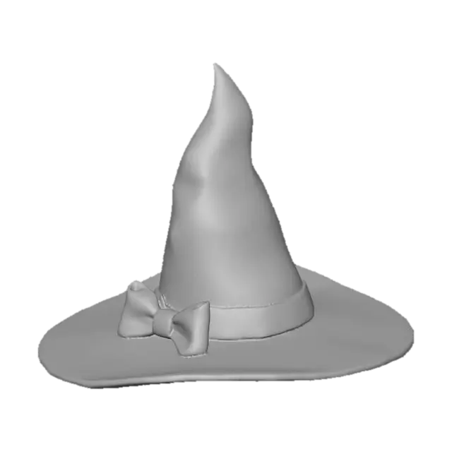 3D model for pink glitter witch hat