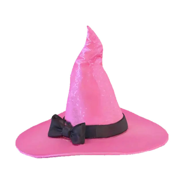 3D model for pink glitter witch hat