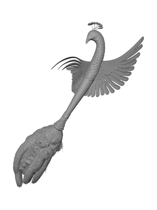 3D model for Icebound Ivory Phoenix