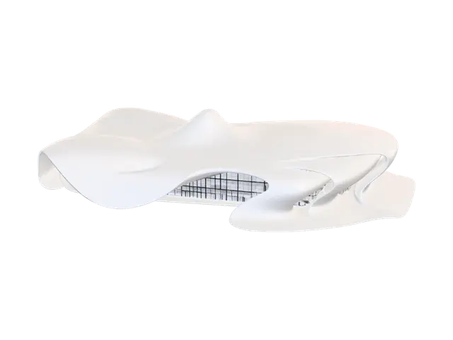 3D model for White Wave Pavilion