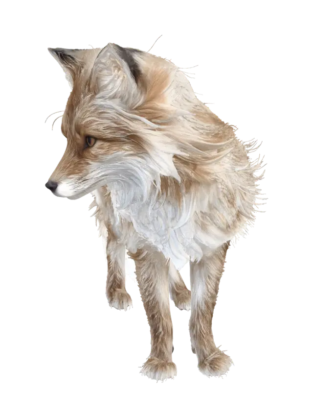 3D model for Snowbound Fox
