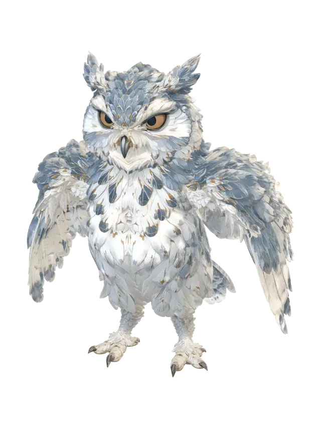 3D model for Azurefeather Owl