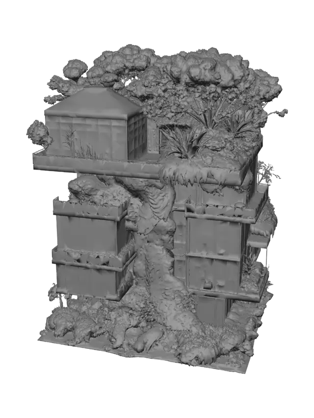 3D model for Verdant Glass Tower