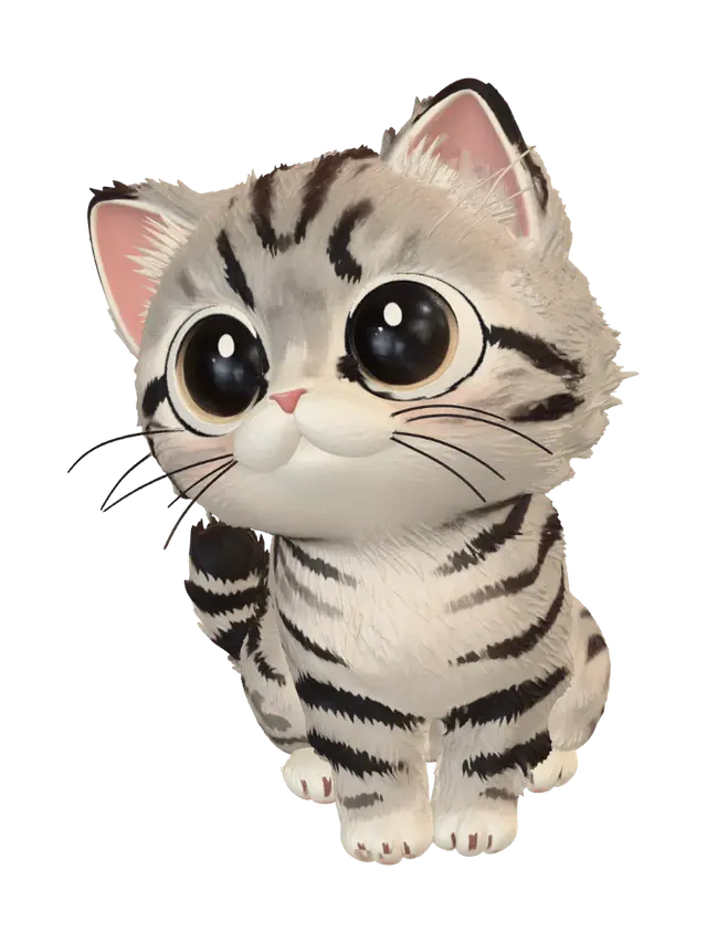 3D model for Starlight Kitten
