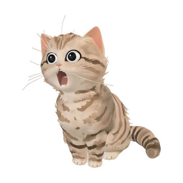 3D model for Starry-Eyed Kitten
