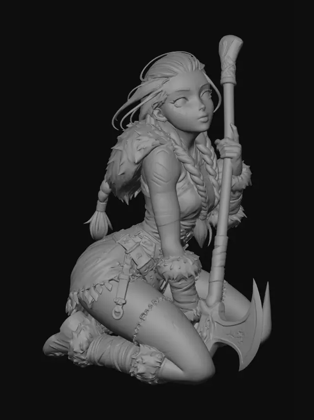 3D model for Shieldmaiden of the North