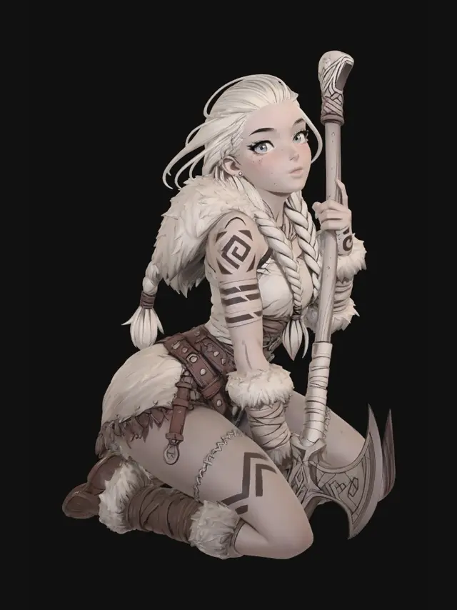 3D model for Shieldmaiden of the North