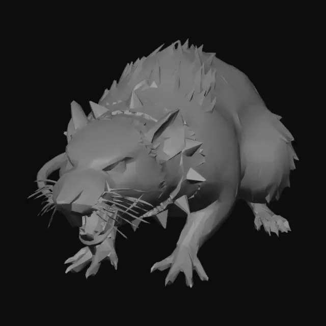 3D model for Rathorn the Spiked Vermin