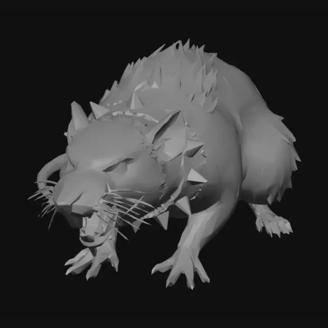 3D model for Rathorn the Spiked Vermin