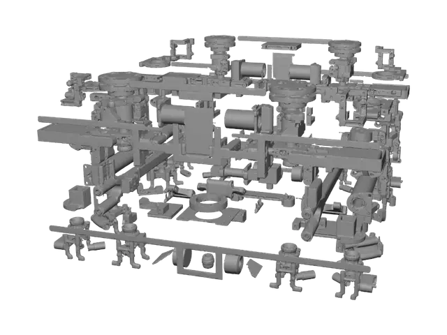 3D model for Cabeza de robot para etiquetado – vista general