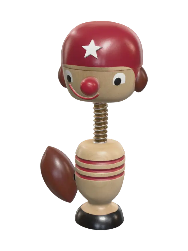 3D model for Stylized Football Player