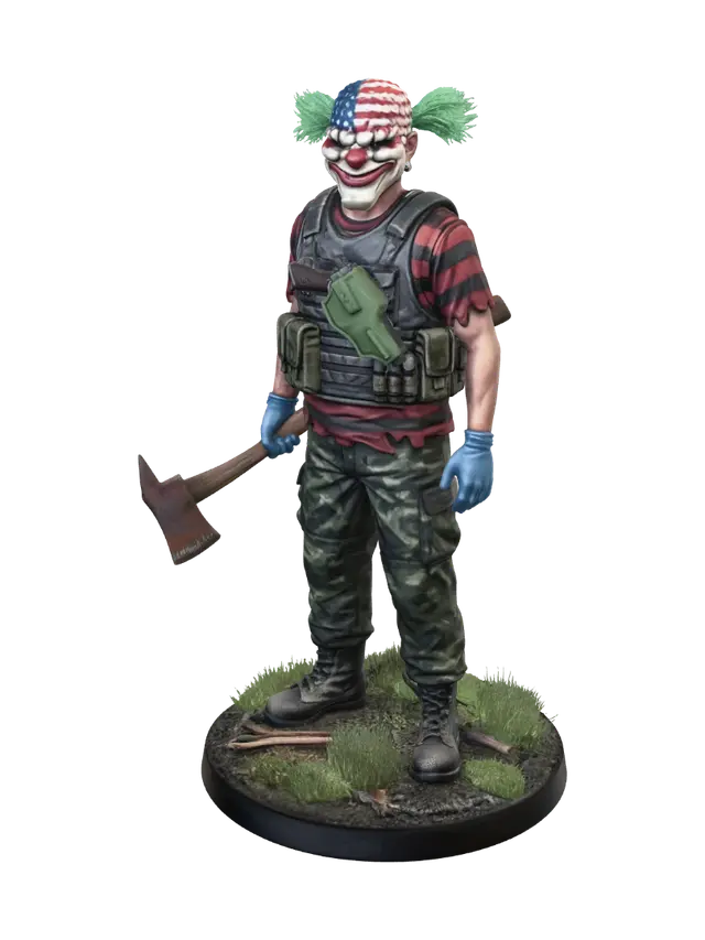 3D model for Patriotic Clown Warrior