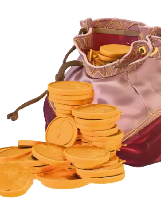 Money - Wealth 3D model, vytvořený pomocí AI